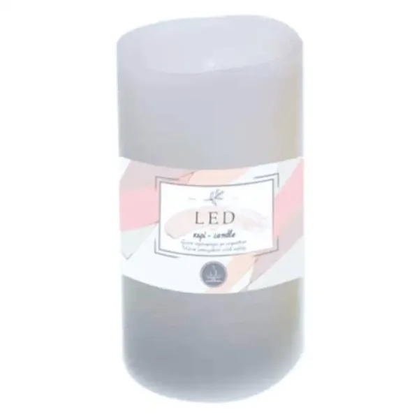 Decor LED lumânări 7,5x15cm două variante imaginea 1
