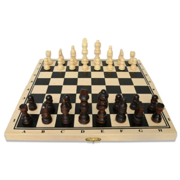 Deluxe set șah lemn - Noris imaginea 2