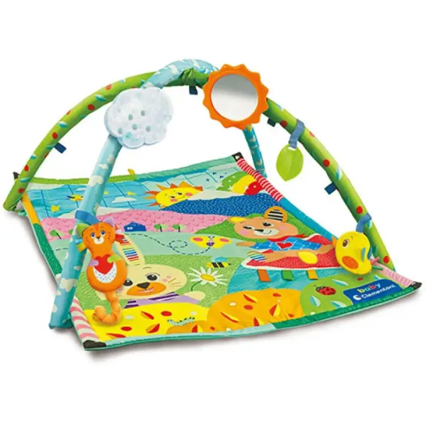Descoperă! Covor de joacă animale cu accesorii 61x82cm - Clementoni baby imaginea 2