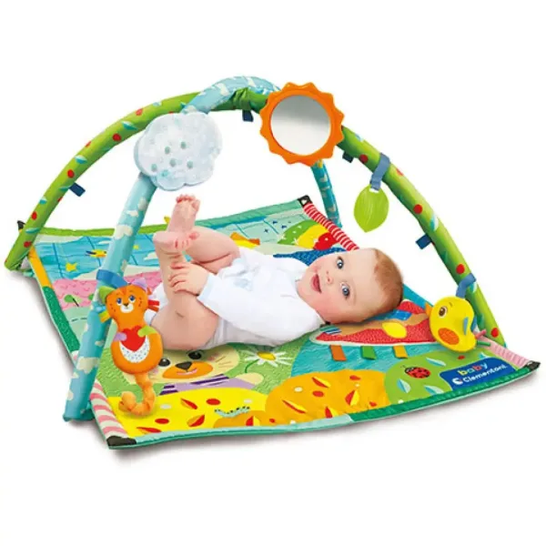 Descoperă! Covor de joacă animale cu accesorii 61x82cm - Clementoni baby imaginea 4