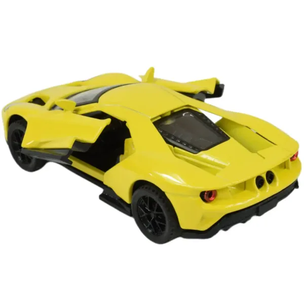 Die-Cast: Mașină sport cu lumină și sunet în mai multe versiuni 13cm imaginea 4