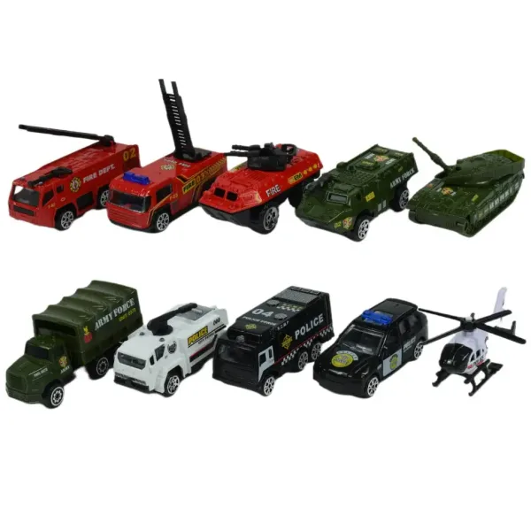 Die-Cast: Set mașină de poliție în două versiuni imaginea 3