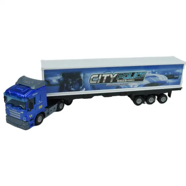 Die-Cast: Set mașină de poliție uriaș cu accesorii imaginea 5