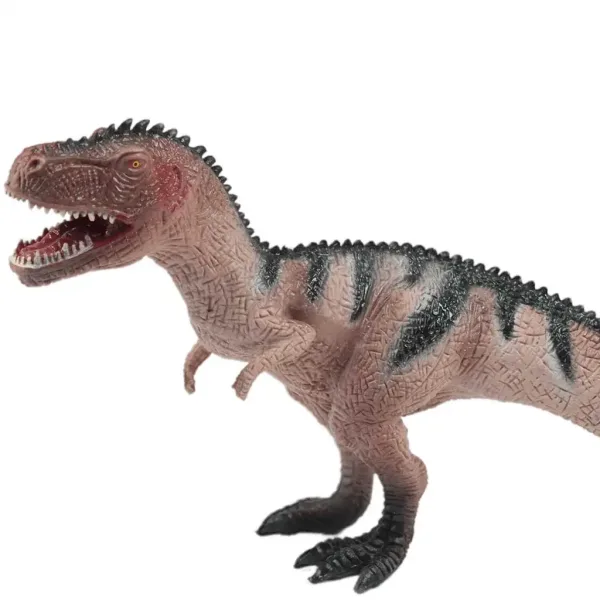 Dino World: Figurină de dinozaur Giganotosaurus de 16 cm bogat detaliată, în ambalaj decorativ imaginea 2