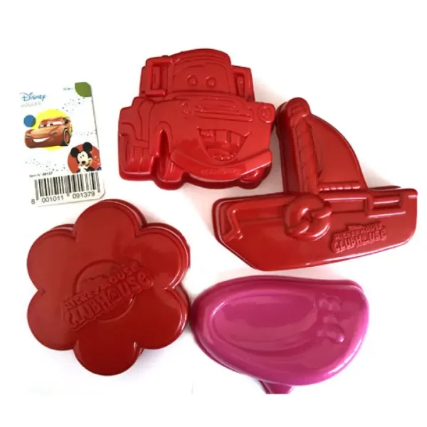 Disney Cars sau Minnie set forme pentru nisip în plasă 4 bucăți imaginea 4