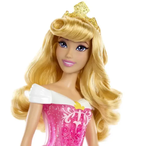 Disney Princess: Frumoasa Adormită sclipitoare prințesă păpușă - Mattel imaginea 3