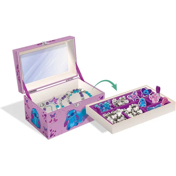 Disney Stitch Cutie Box cu mărgele interschimbabile - Lisciani imaginea 3