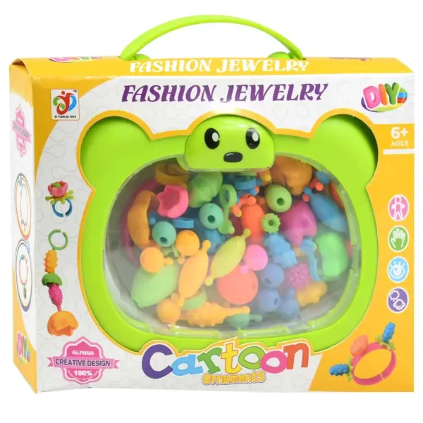 DIY: Set de mărgele de 80 de piese, cu cutie de depozitare, în diverse versiuni 1bucată imaginea 2