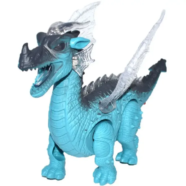 Dragon figurină cu baterie și lumini 25cm imaginea 3