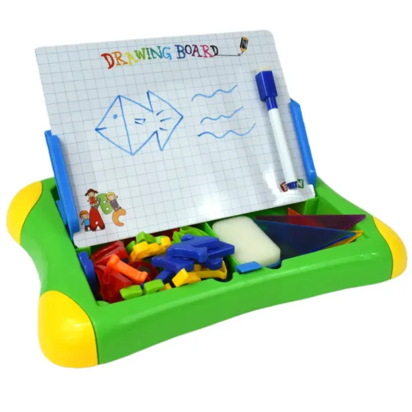 Drawing Board: Tablă de desen magnetică multifunctională cu marker si litere 30x24cm imaginea 2