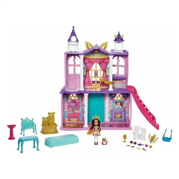 Enchantimals: Castel Royal cu păpușă Felicity Fox - Mattel imaginea 2