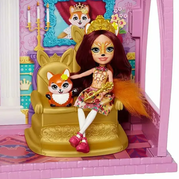Enchantimals: Castel Royal cu păpușă Felicity Fox - Mattel imaginea 3