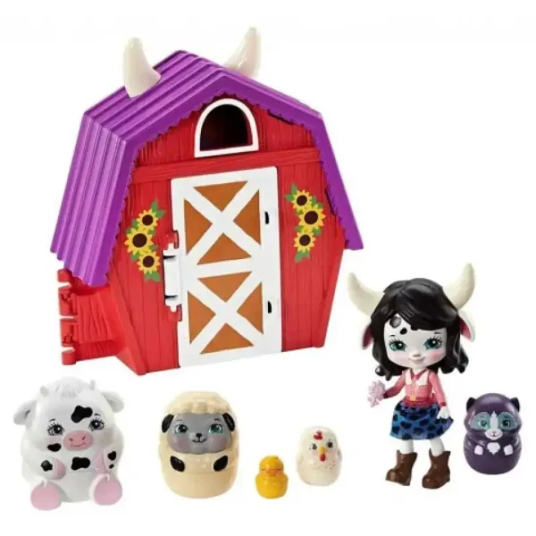 Enchantimals: Set de fermă cu căsuța Telis-Tele - Mattel imaginea 2