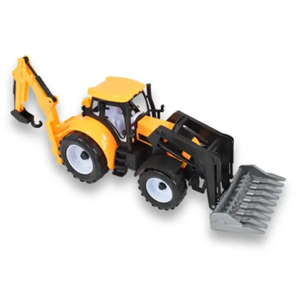 Engineering Truck: Masina de lucru tractor buldoexcavator in doua versiuni 39cm imaginea 5