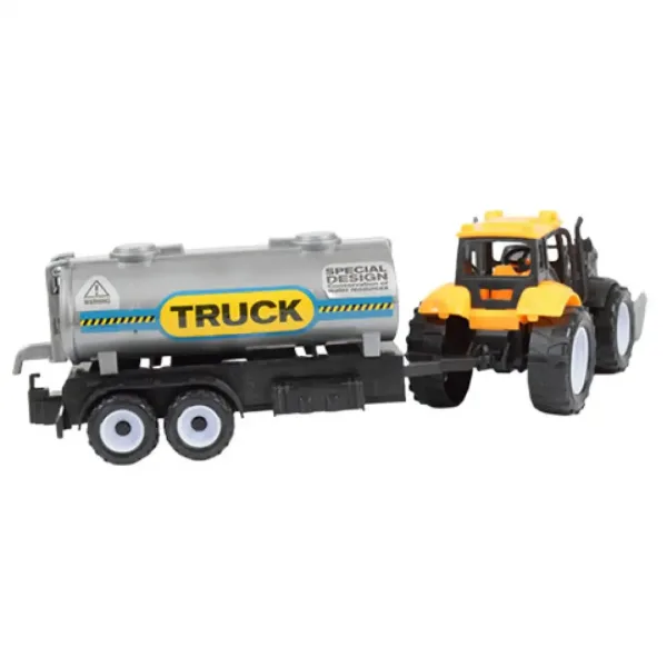 Engineering Truck: Set tractor cisternă și remorcă 28cm imaginea 3