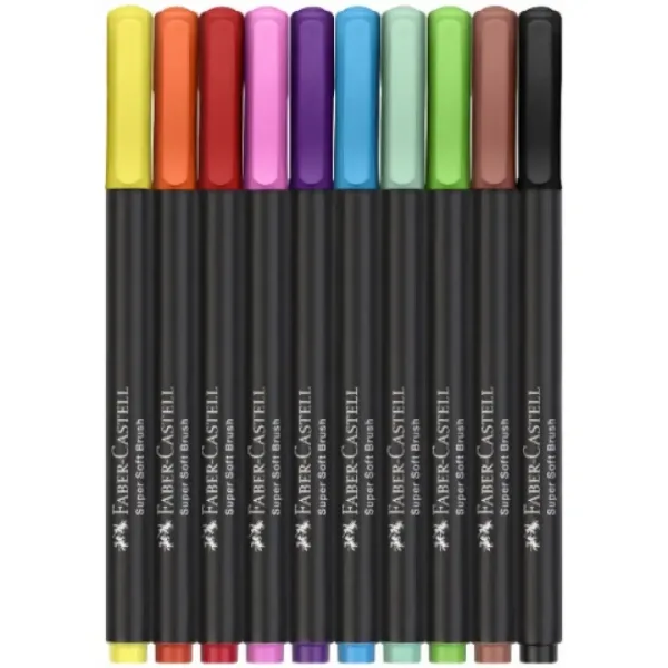 Faber-Castell: Black Edition 10 bucăți set marker colorat imaginea 2
