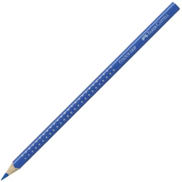 Faber-Castell: Grip '01 creion colorat albastru închis imaginea 1