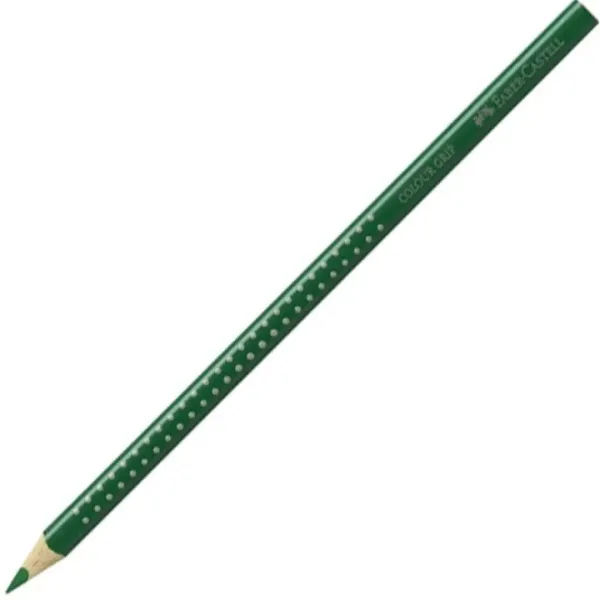 Faber-Castell: Grip '01 creion colorat verde închis imaginea 1