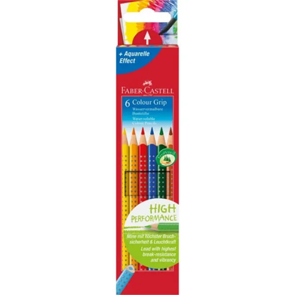 Faber-Castell: Grip 2001 set creioane colorate 6 bucăţi imaginea 1