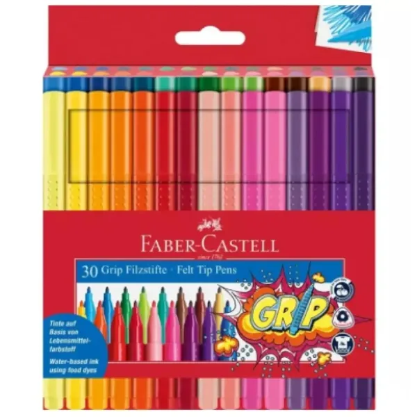 Faber-Castell: Grip 30 bucăți set marker colorat imaginea 1