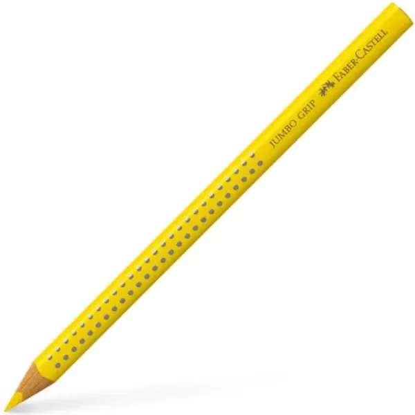 Faber-Castell: Jumbo Grip 2001 creion colorat galben imaginea 1