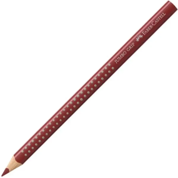 Faber-Castell: Jumbo Grip 2001 creion colorat maro mediu imaginea 1