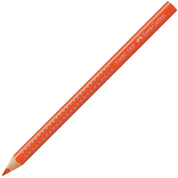Faber-Castell: Jumbo Grip 2001 creion colorat portocaliu închis imaginea 1