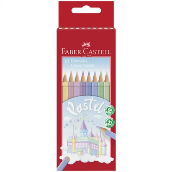 Faber-Castell: Pastel set creioane colorate 10 bucăți set imaginea 1