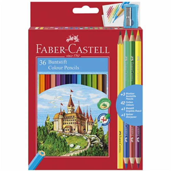 Faber-Castell: Set creioane colorate 40 bucăţi imaginea 1