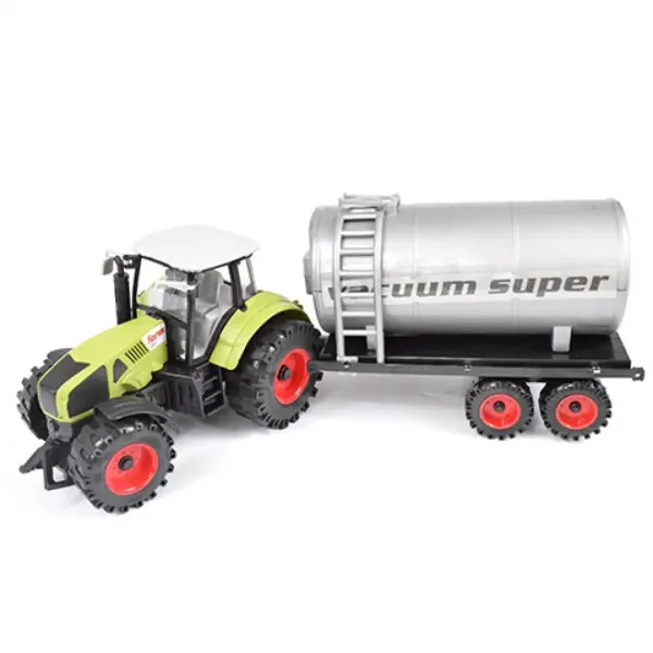 Farm Truck Series: Tractor cu rezervor de apă roșu sau verde 46cm imaginea 9