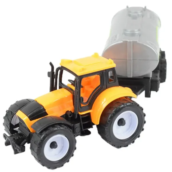 Farmer Truck: Tractoare agricole cu remorca, set de 3 bucăți 28cm imaginea 3