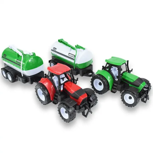 Farmer Truck: Tractor care stropește in doua versiuni 37cm imaginea 2