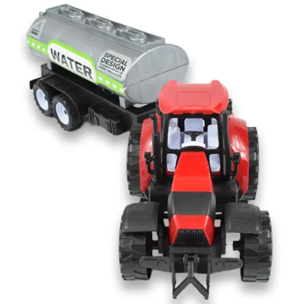 Farmer Truck: Tractor cu rezervor de apă în două versiuni 41cm imaginea 3