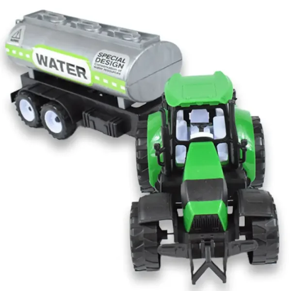 Farmer Truck: Tractor cu rezervor de apă în două versiuni 41cm imaginea 4