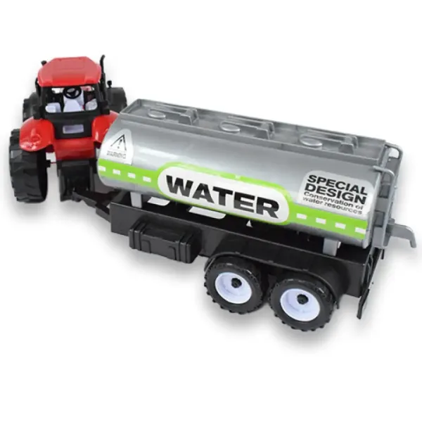 Farmer Truck: Tractor cu rezervor de apă în două versiuni 41cm imaginea 5