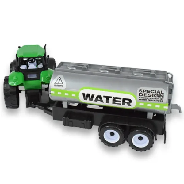 Farmer Truck: Tractor cu rezervor de apă în două versiuni 41cm imaginea 6