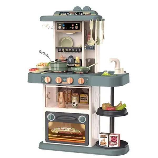 Fashion Kitchen bucătărie de joacă cu sunete și lumini 38 bucăți set în două culori imaginea 3