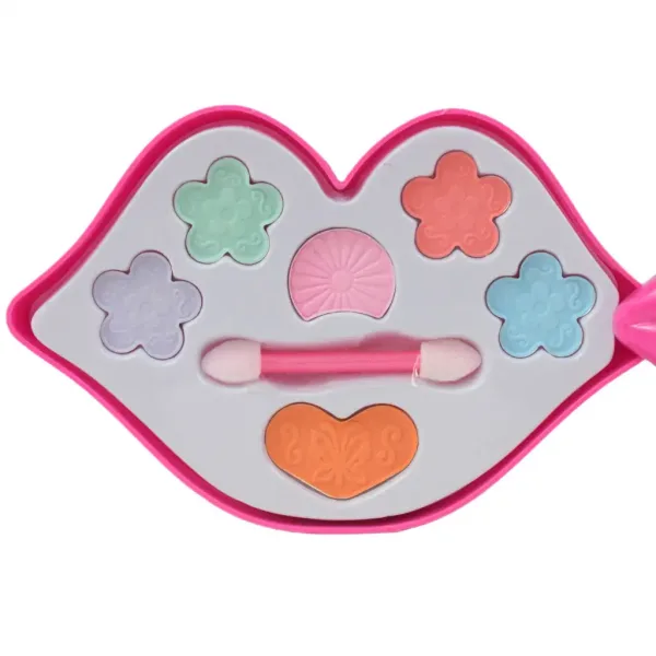 Fashion Make Up: Paletă de machiaj pe trei niveluri în formă de gură imaginea 4