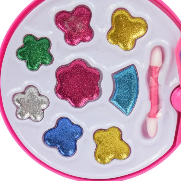 Fashion Make Up: Set de palete de machiaj rotunde pe două niveluri imaginea 3