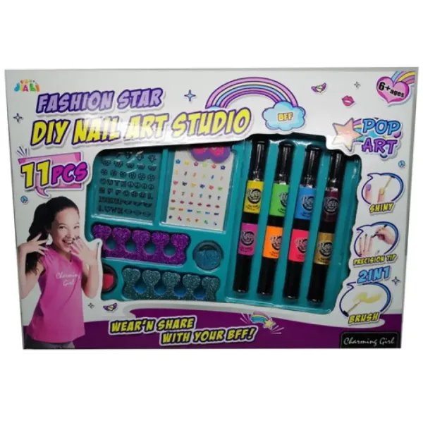 Fashion Star set decor pentru unghii cu marker pentru unghii și accesorii imaginea 1
