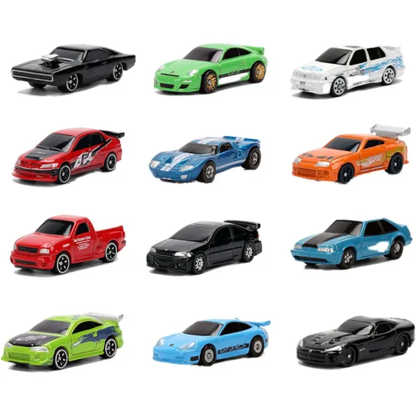 Fast & Furious Nano Hollywood Rides mașinuțe surpriză 1 buc – Jada Toys imaginea 2