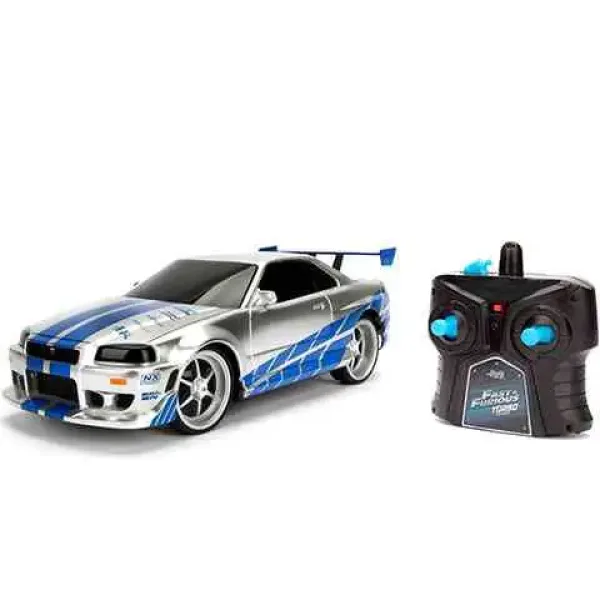 Fast & Furious: RC Brian's Nissan Skyline GT-R (BNR35) mașină cu telecomandă 1/24 - Simba Toys imaginea 2