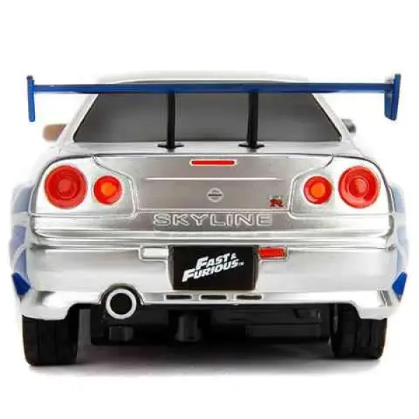 Fast & Furious: RC Brian's Nissan Skyline GT-R (BNR35) mașină cu telecomandă 1/24 - Simba Toys imaginea 5