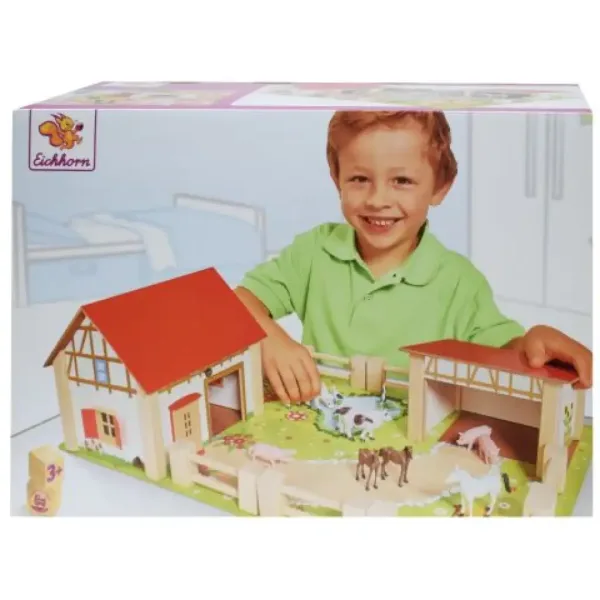 Fermă set de joacă din lemn - Eichhorn imaginea 4
