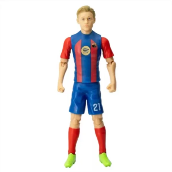 Figură de acțiune fotbalist, 20 cm - Barcelona, F. De Jong cu numărul 21 imaginea 2