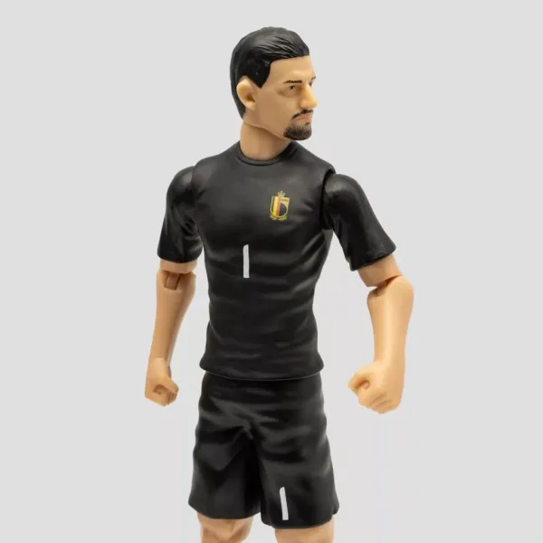 Figură de acțiune fotbalist, 20 cm - Belgia, Courtois cu numărul 1 imaginea 4