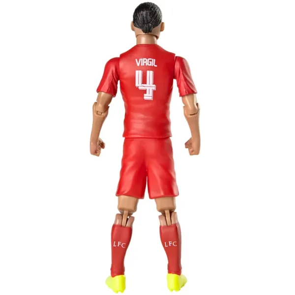 Figură de acțiune fotbalist, 20 cm - Liverpool, Van Dijk în tricoul cu numărul 4 imaginea 3