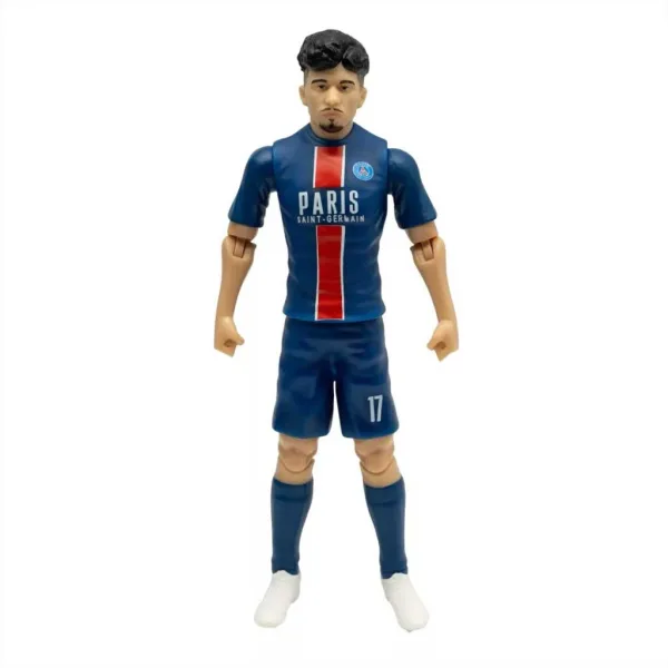 Figură de acțiune fotbalist, 20 cm - PSG, Vitinha cu numărul 17 imaginea 2