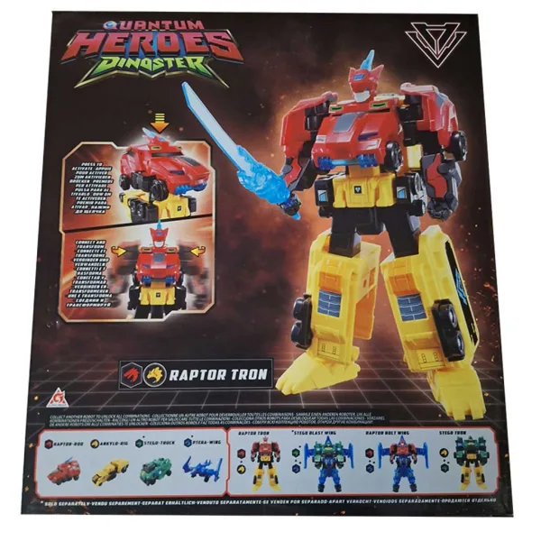 Figură robot Tron Raptor Fusion Dinoster imaginea 2