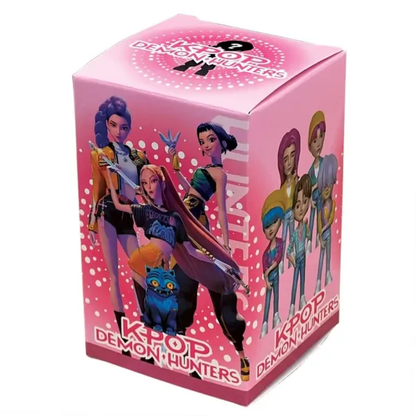 Figurină surpriză K-Pop Demon Hunters cu card în cutie imaginea 2